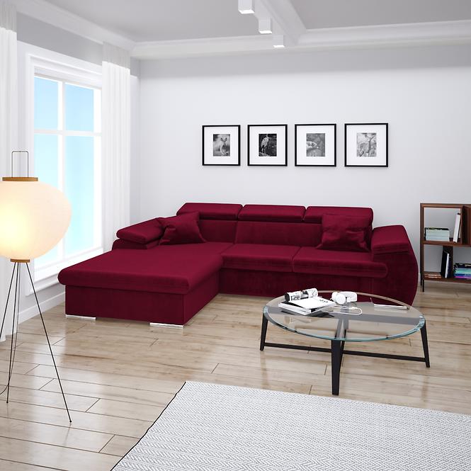 Ecksofa Polo L Kronos 02 + Kissen Kronos 02,7