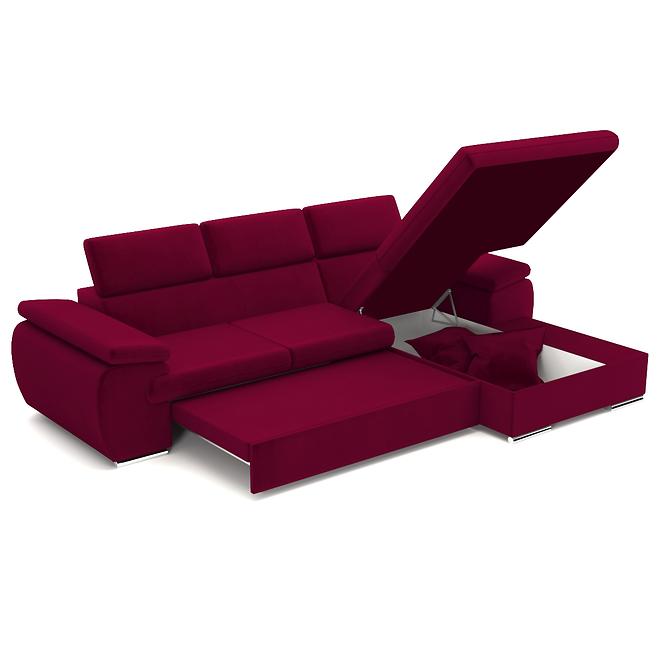 Ecksofa Polo P Kronos 02 + Kissen Kronos 02,3