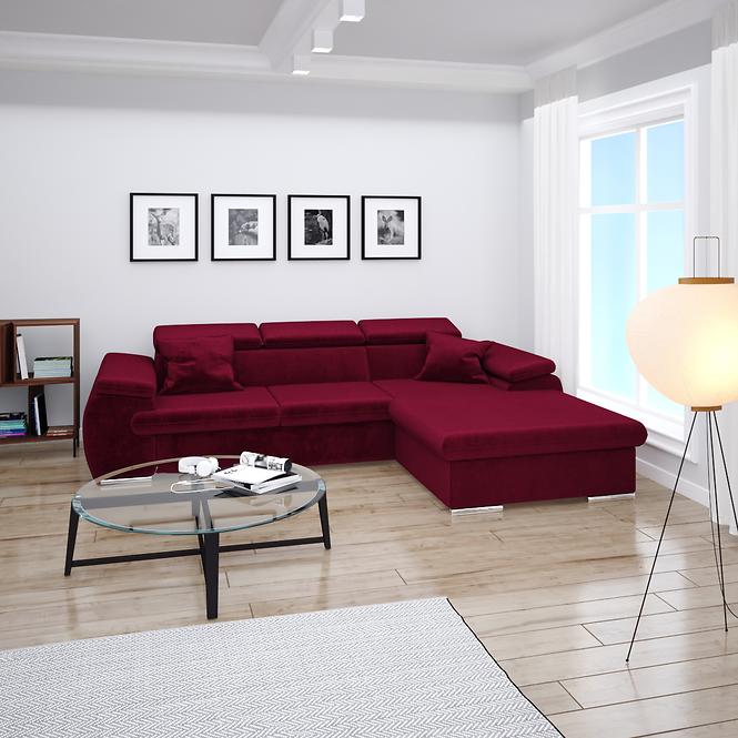 Ecksofa Polo P Kronos 02 + Kissen Kronos 02,7