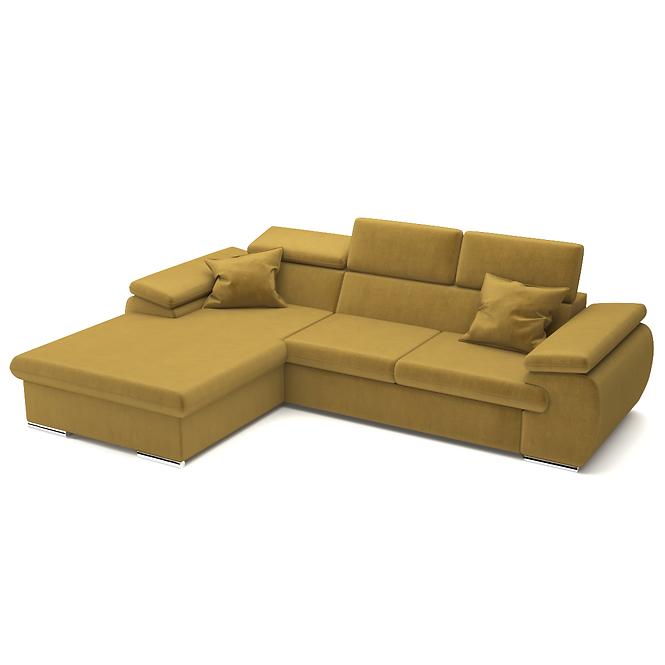 Ecksofa Polo L Kronos 01 + Kissen Kronos 01