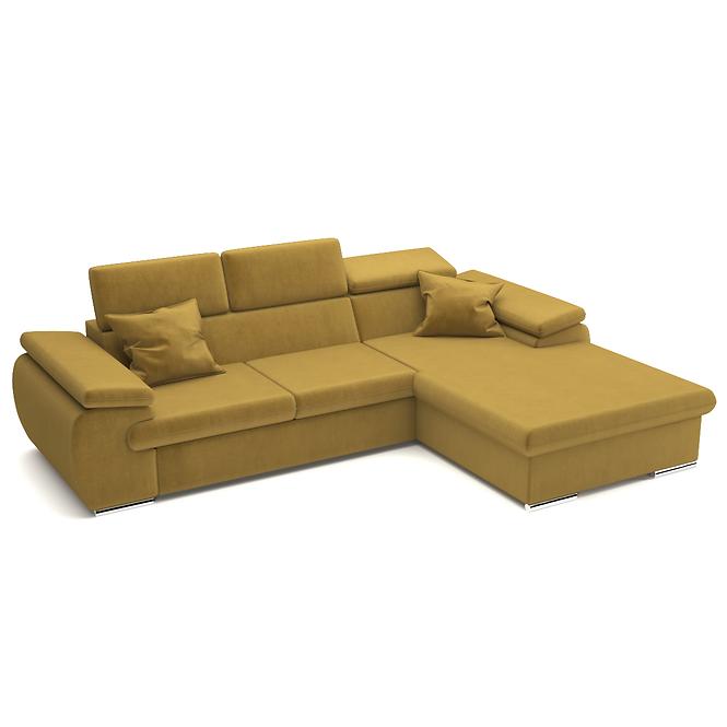 Ecksofa Polo P Kronos 01 + Kissen Kronos 01