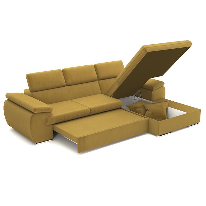 Ecksofa Polo P Kronos 01 + Kissen Kronos 01