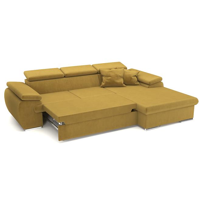 Ecksofa Polo P Kronos 01 + Kissen Kronos 01