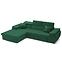 Ecksofa Polo L Kronos 19 + Kissen Kronos 19,2