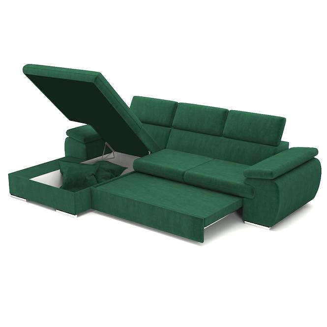 Ecksofa Polo L Kronos 19 + Kissen Kronos 19,3
