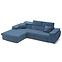 Ecksofa Polo L Kronos 05 + Kissen Kronos 05,2