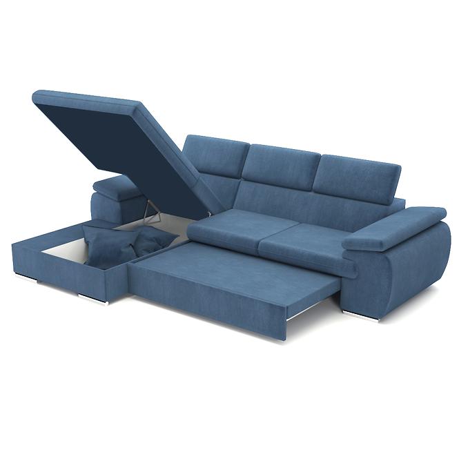 Ecksofa Polo L Kronos 05 + Kissen Kronos 05