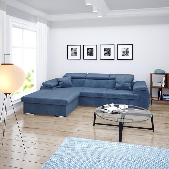Ecksofa Polo L Kronos 05 + Kissen Kronos 05