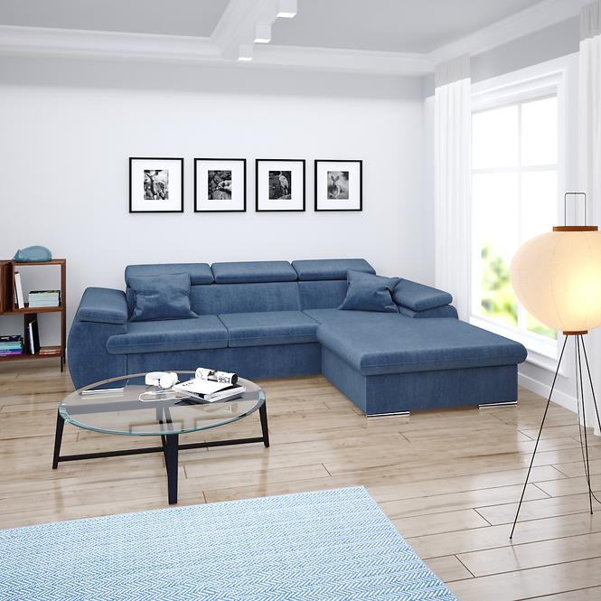 Ecksofa Polo P Kronos 05 + Kissen Kronos 05