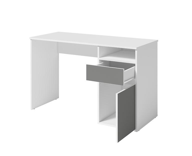 Schreibtisch Billa 60 1d1sz Weiß/Grafit