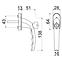 Fenstergriff RHW.009.L.SU.F4,4