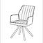 Stuhl Limassol Ldc 930 Dark Green,7