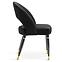 Stuhl Diva Schwarz/ Füß Schwarz/ Golden Dekor,3
