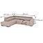 Ecksofa Rarys-1 L Recos 4,5