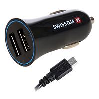 Ladegerät USB 12/24V Swissten 2,34AMP 2x USB           
