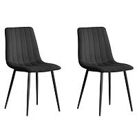 Stuhl Tux Schwarz/ Füß Schwarz - 2 St.