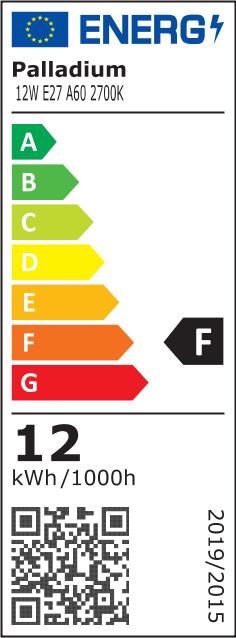 LED Glühbirne Palladium  E 27 12W, 1080LM , Warmweiß