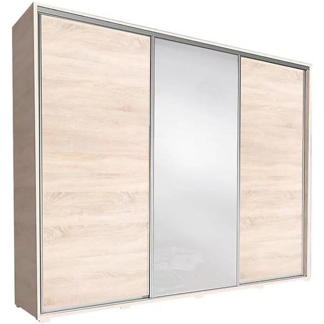 Schrank Silver 255cm Eiche Sonoma