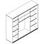 Schrank Silver 255cm Eiche Sonoma,2