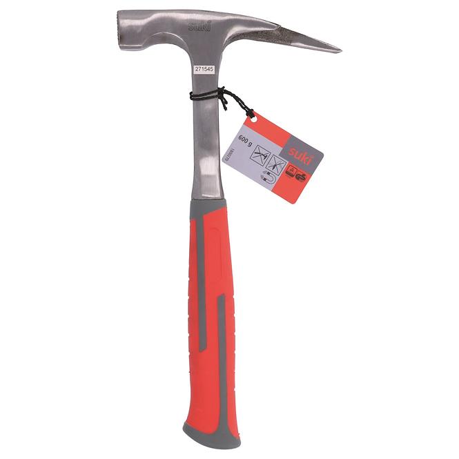 Zimmermannshammer 600 g geschmiedet 2K – Stiel