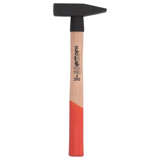 Schlosserhammer 300 g Hickory-Stiel