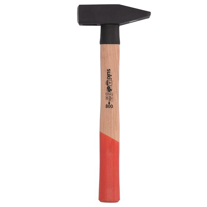 Schlosserhammer 800 g Hickory-Stiel