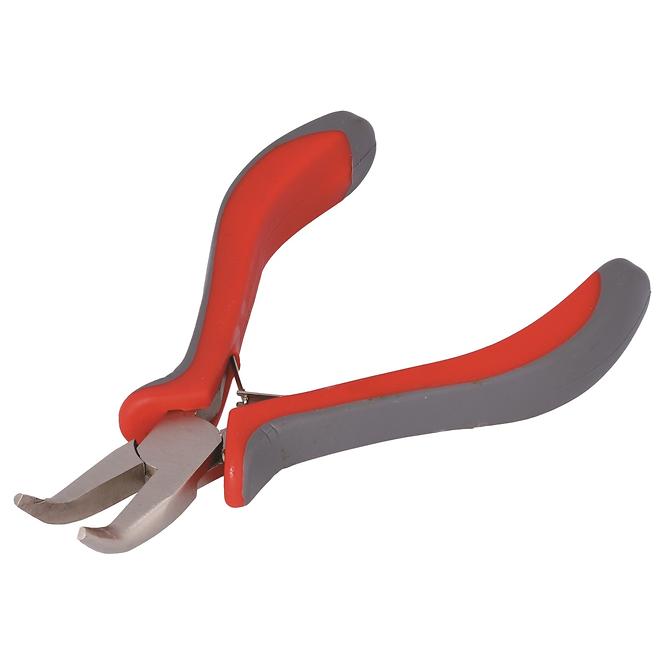 Spitzzange für El. abgewinkelt 120 mm, 2K - Griff
