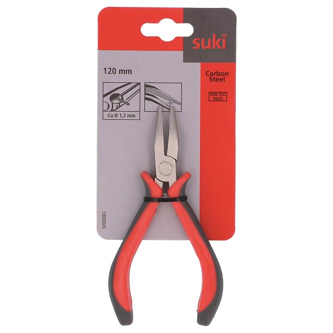 Spitzzange für El. abgewinkelt 120 mm, 2K - Griff