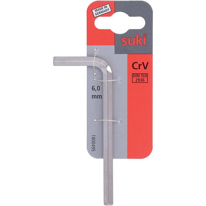 Inbusschlüssel - Innensechskant 6,0 mm Chrom-VanadiumN