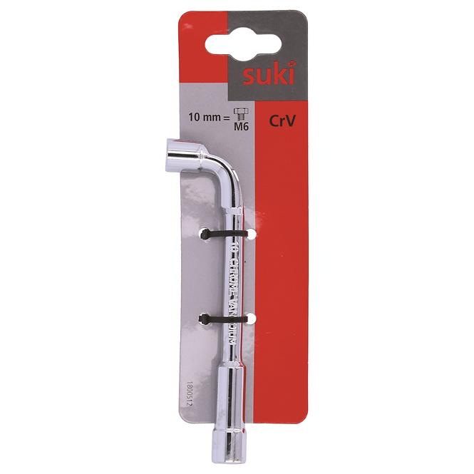 Sechskant-Steckschlüssel, flexibel L-förmig, CV, 10 mm