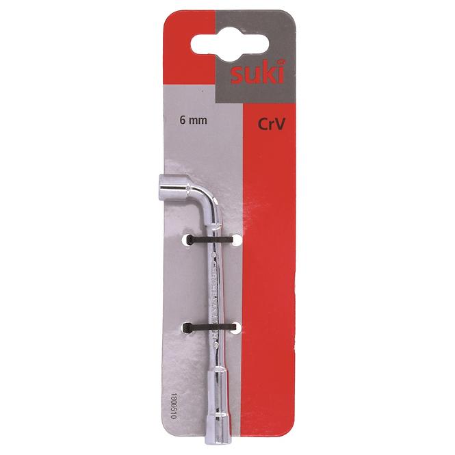 Sechskant-Steckschlüssel, flexibel L-förmig, CV, 6 mm