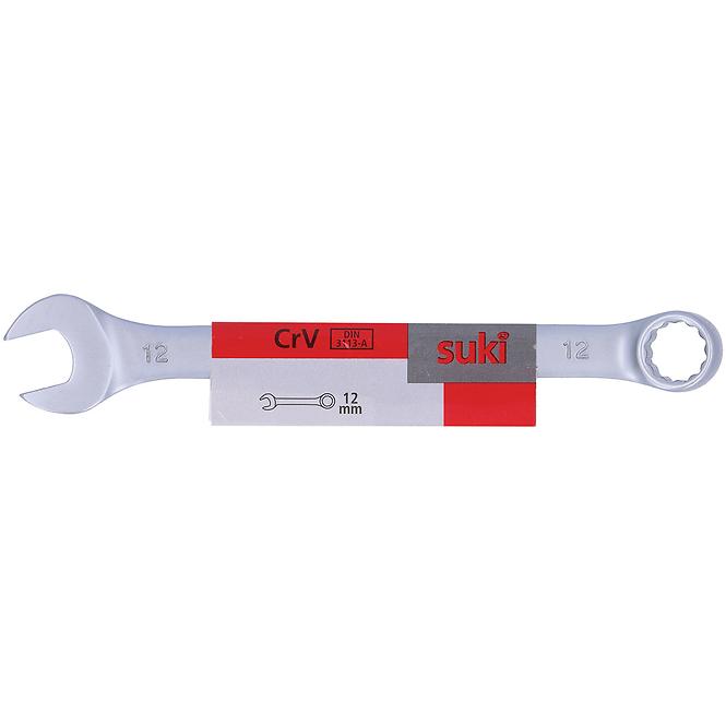 Ringmaulschlüssel flach 12 mm Chrom-Vanadium DIN3113-A