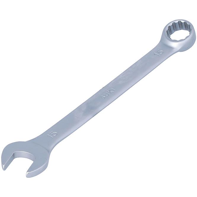 Ringmaulschlüssel flach 15 mm Chrom-Vanadium DIN3113-A