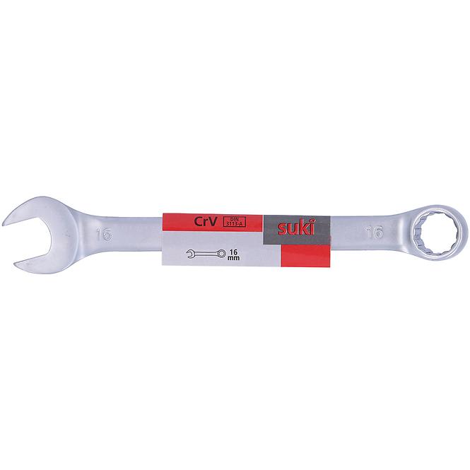 Ringmaulschlüssel flach 16 mm Chrom-Vanadium DIN3113-A