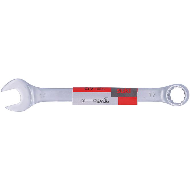 Ringmaulschlüssel flach 17 mm Chrom-Vanadium DIN3113-A