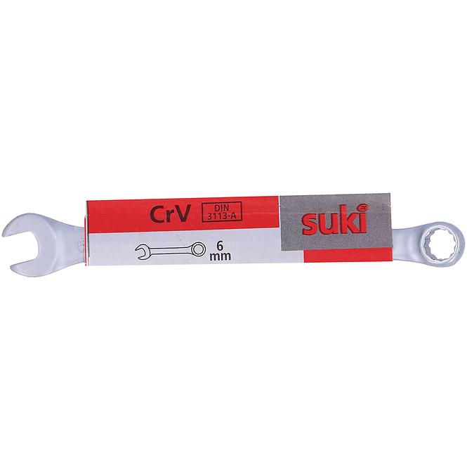 Ringmaulschlüssel flach 6 mm Chrom-Vanadium DIN3113-A