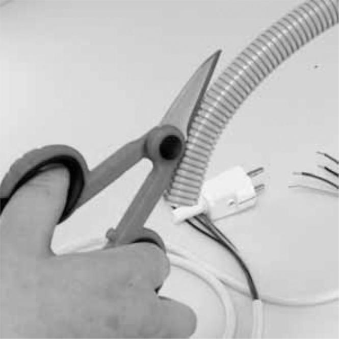 Telefon- und Kabelschere gerade 140 mm
