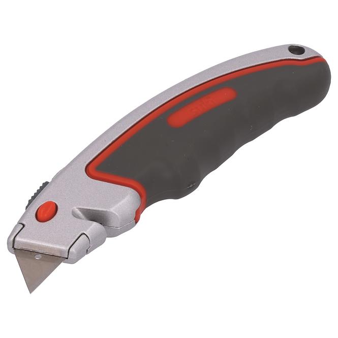 Trapezförmiges Alu-Messer mit Magazin, 2K-Griff