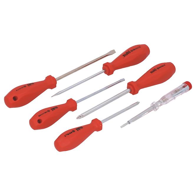 Schraubendreher-Satz 6-teilig SL + PH 1K