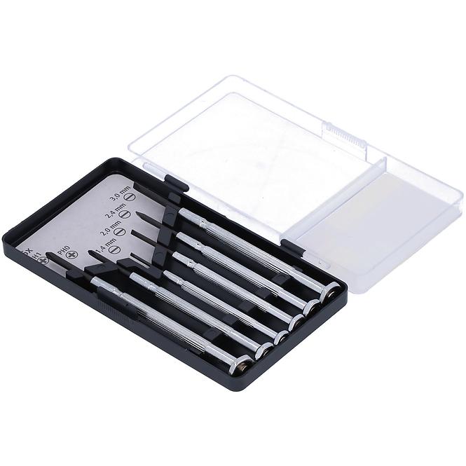 Schraubendreher-Satz für Feinmechanik, 6 Stk., PH + SL