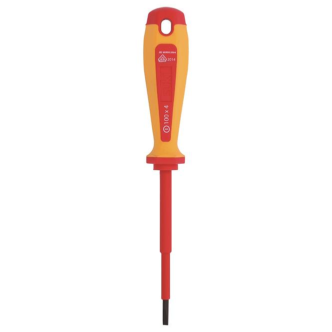 Elektroschrauber 100x4,0 mm, VDE, 2K – Griff