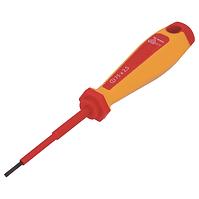 Elektrotechnischer Schraubendreher 75x2,5 mm, VDE, 2K – Griff