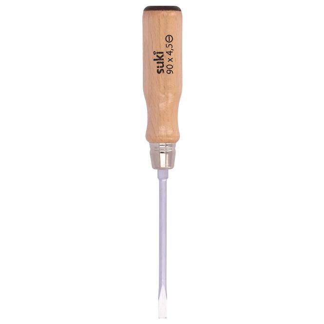 Schraubendreher 90x4,5 mm, 6K, Holzgriff