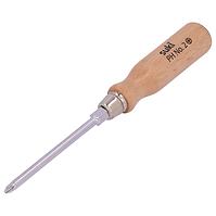 Schraubendreher PH 2x100 mm, 6K, Holzgriff