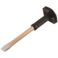 Flachmeißel 300x18 mm mit Handschutz, achteckig