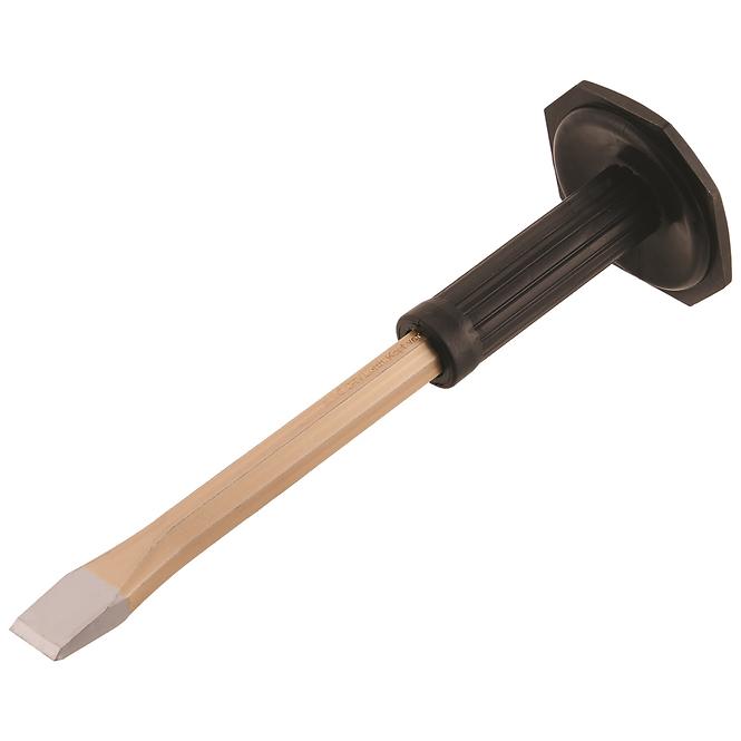 Flachmeißel 300x18 mm mit Handschutz, achteckig