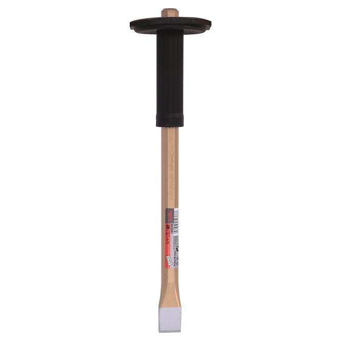 Flachmeißel 350x18 mm mit Handschutz, achteckig