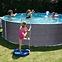 Stahlrahmenpool Orlando 3,66x1,22 m Rattan,4