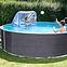 Stahlrahmenpool Orlando 3,66x1,22 m Rattan,6