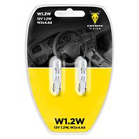 Autoglühbirne 12V 1.2W W1.2W Ganzglas Coyote Vision 2 st. Blister